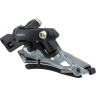 Переключатель передний SHIMANO DEORE, M5100-M, SIDE-SWING, на хомут 34,9 (с адаптером 28,6/31,8), для 2x11 скоростей IFDM5100MX4