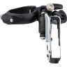 Переключатель передний SHIMANO DEORE, M618-L, для 2x10, нижн. Хомут(34,9 с адапт 28,6/31,8), нижн. Тяга, цв. Черн IFDM618LX6